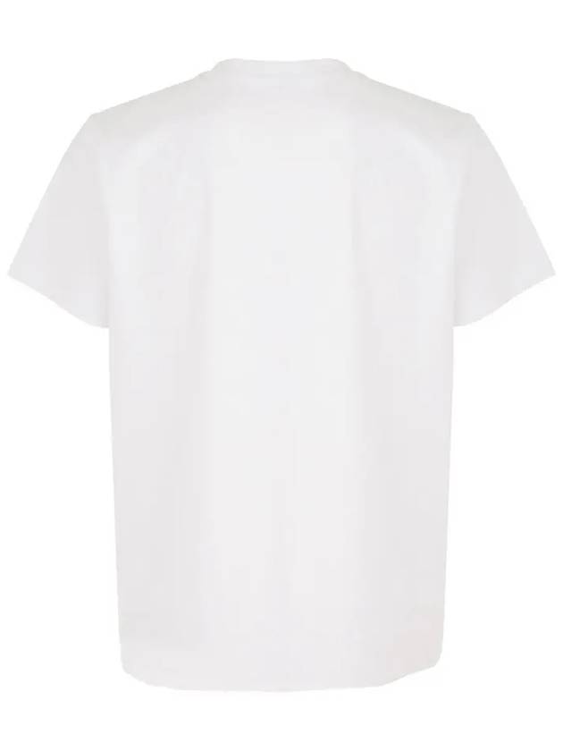 Zafferh Mini Logo Cotton Short Sleeve T-Shirt White - ISABEL MARANT - BALAAN 4