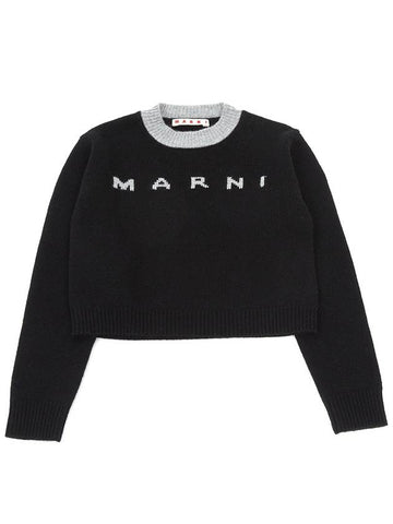 Kids Logo M00623 M00ML 0M900 Wool Cashmere Knit Adults can wear - MARNI - BALAAN 1