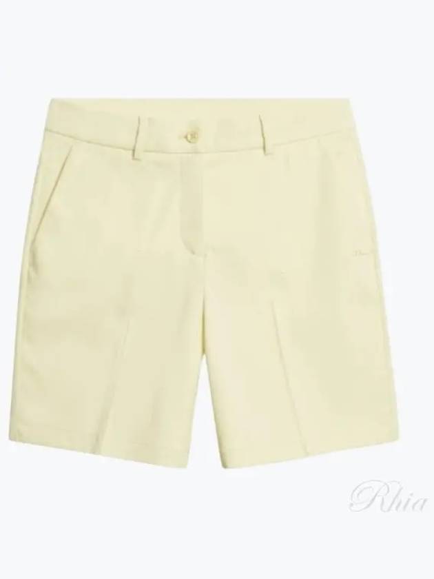 Women's Gwen Long Shorts Yellow - J.LINDEBERG - BALAAN 2