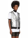 Embush Silver and Black Padded Vest - AMBUSH - BALAAN 4