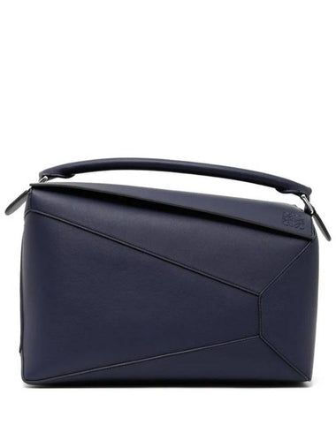 Large Puzzle Classic Calfskin Cross Bag Abyss Blue - LOEWE - BALAAN 1