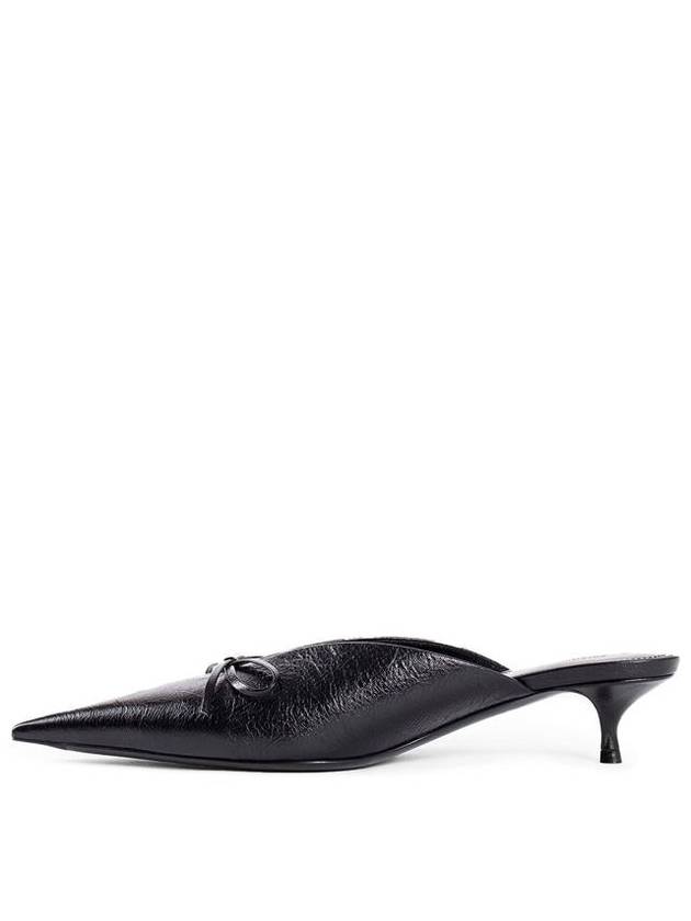 Women Knife Bow 40mm Mule Black - BALENCIAGA - BALAAN 3