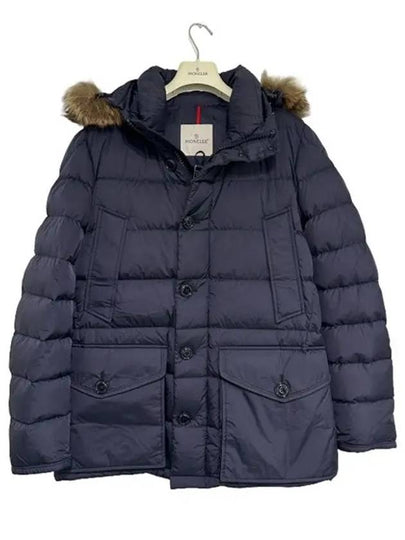 Men's Cluny Long Down Padding Night Blue - MONCLER - BALAAN 2