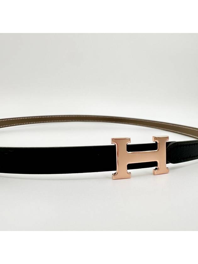 Focus Belt 13mm Women s Double Sided Reversible Leather Strap Etope H065538CABD - HERMES - BALAAN 5