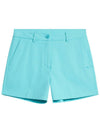 Women's Gwen Stretch Shorts Blue Curacao - J.LINDEBERG - BALAAN 2