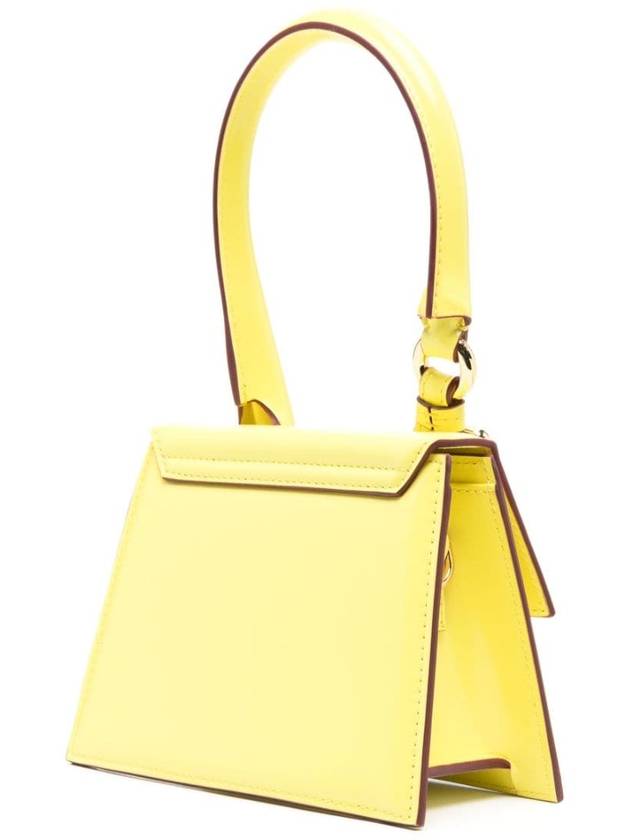 Jacquemus The Medium Chiquito Buckle Hand Mini Bag Yellow - JACQUEMUS - BALAAN 3