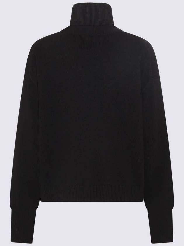 Boke Flower Wool Turtleneck Black - KENZO - BALAAN 3