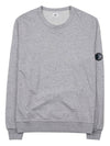 Light Fleece Sweatshirt Grey Melange - CP COMPANY - BALAAN 10