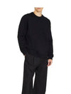 Check EKD Cotton Sweatshirt Black - BURBERRY - BALAAN 3