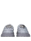 Buffalo Leather Loafers Grey - DIOR - BALAAN 4