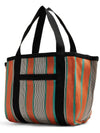 Darwen Striped Nylon Tote Bag Orange - ISABEL MARANT - BALAAN 4