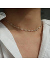 crystal bead necklace silver - BASSCLEF - BALAAN 2