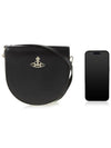 Sarah Saddle Cross Bag Black - VIVIENNE WESTWOOD - BALAAN 7