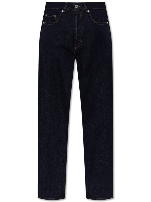 JW Anderson Jeans With Logo, Women's, Navy Blue - JW ANDERSON - BALAAN 1