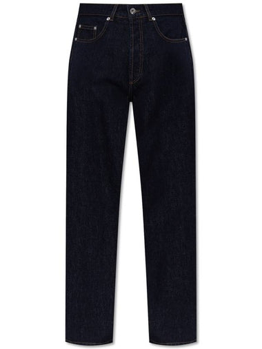 JW Anderson Jeans With Logo, Women's, Navy Blue - JW ANDERSON - BALAAN 1