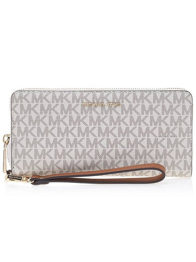 Large Logo Continental Long Wallet White - MICHAEL KORS - BALAAN 2