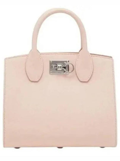 Gancini Studio Box Tote Bag Pink - SALVATORE FERRAGAMO - BALAAN 2