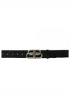 Balenciaga Bb Extra 40 Leather Belt Black - BALENCIAGA - BALAAN 2