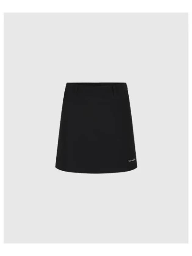 TRAVISMATHEW Women s White Fleece Basic Skirt Black - TRAVIS SCOTT - BALAAN 1