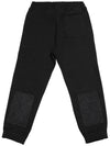 University Circle Wool Patch Sweatpants Black MSP2088 - IFELSE - BALAAN 3