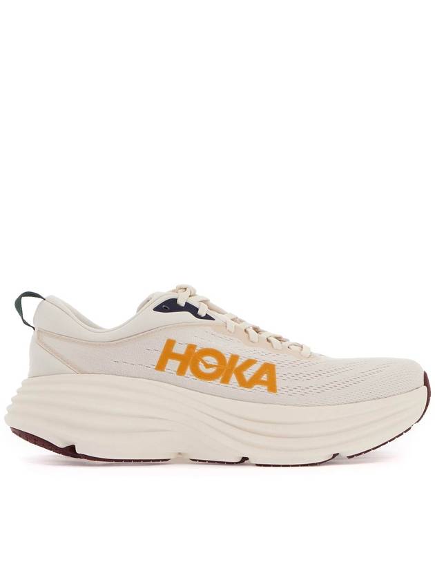 Bondi 8 Low Top Sneakers Oat Milk Alabaster - HOKA ONE ONE - BALAAN 2