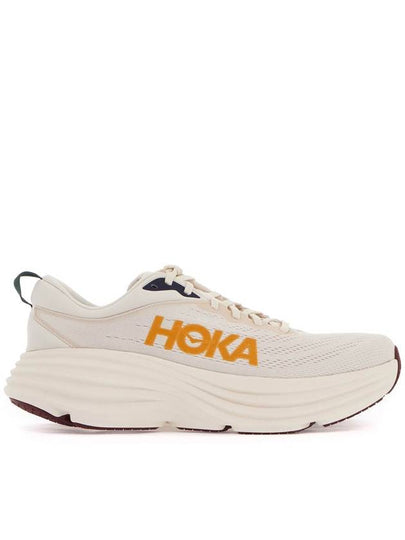 Bondi 8 Low Top Sneakers Oat Milk Alabaster - HOKA ONE ONE - BALAAN 2