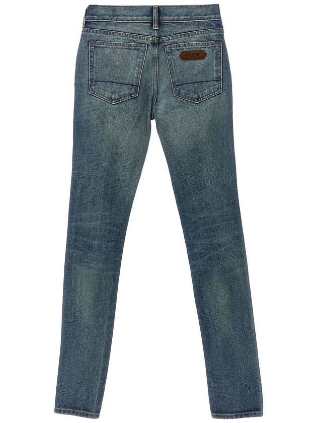 Denim Straight Pants PAD113DEX223HB601 - TOM FORD - BALAAN 3