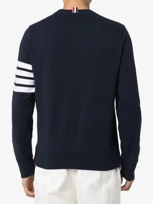 4 Bar Loopback Jersey Sweatshirt Navy - THOM BROWNE - BALAAN 4