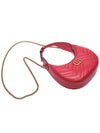 GG Marmont Half Moon Mini Bag Red - GUCCI - BALAAN 6