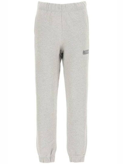 Side Logo Cotton JoGGer Track Pants Grey - GANNI - BALAAN 2