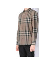 Men's Nelson Check Pattern Long Sleeve Shirt Beige - BURBERRY - BALAAN 9