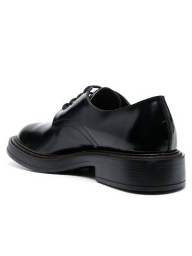 Lace-Up Leather Derby Black - TOD'S - BALAAN 4