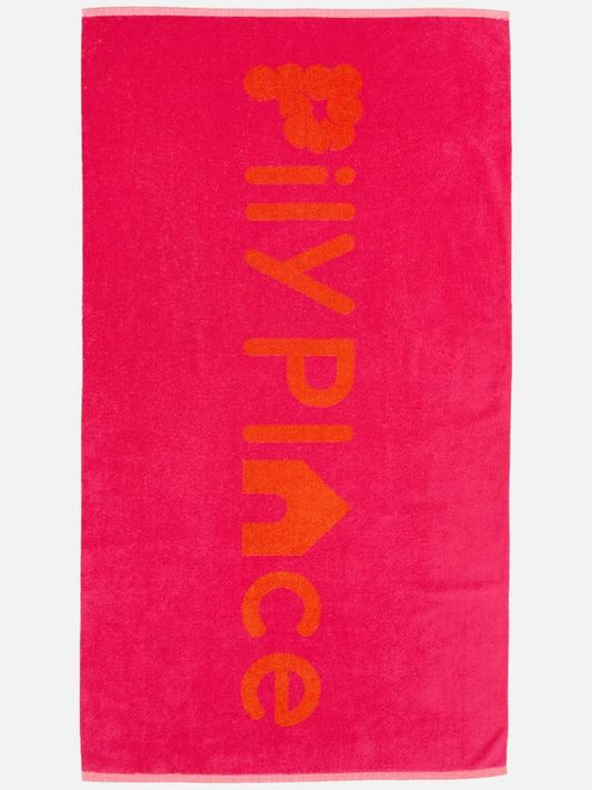 Logo Towel Pink Orange - PILY PLACE - BALAAN 1