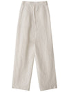 Linen Pintuck Wide Slacks Ivory - LESEIZIEME - BALAAN 10