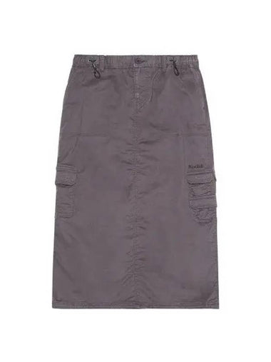 KODAK TRIP COTTON CARGO SKIRT WOMEN CHARCOAL - KODO - BALAAN 1