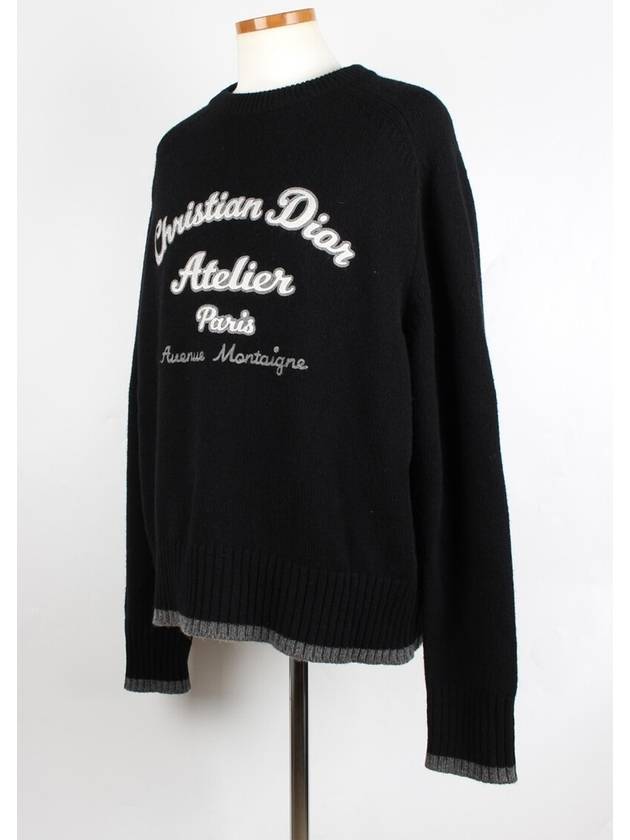 Atelier logo knit sweater XXL - DIOR - BALAAN 2