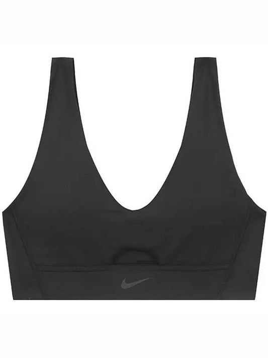 W Sports Bra DRI FIT Indie Plunge Cutout Bra FD7287 010 - NIKE - BALAAN 2