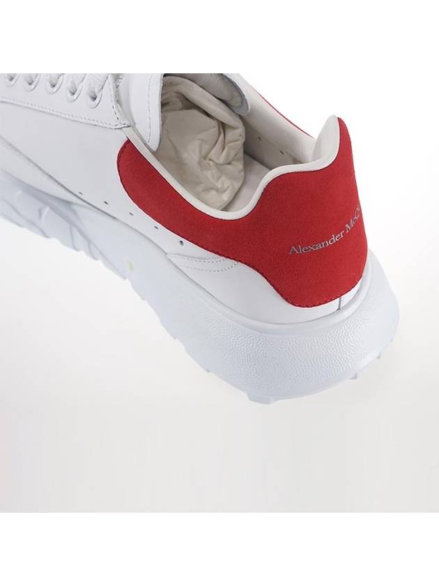 Court Trainer Red Tab Low Top Sneakers White - ALEXANDER MCQUEEN - BALAAN 7