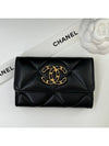 19 Gold Hardware Lambskin Flap Card Wallet Black - CHANEL - BALAAN 2