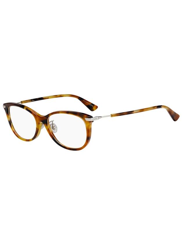 Eyewear Round Acetate Glasses Havana Brown - DIOR - BALAAN 1