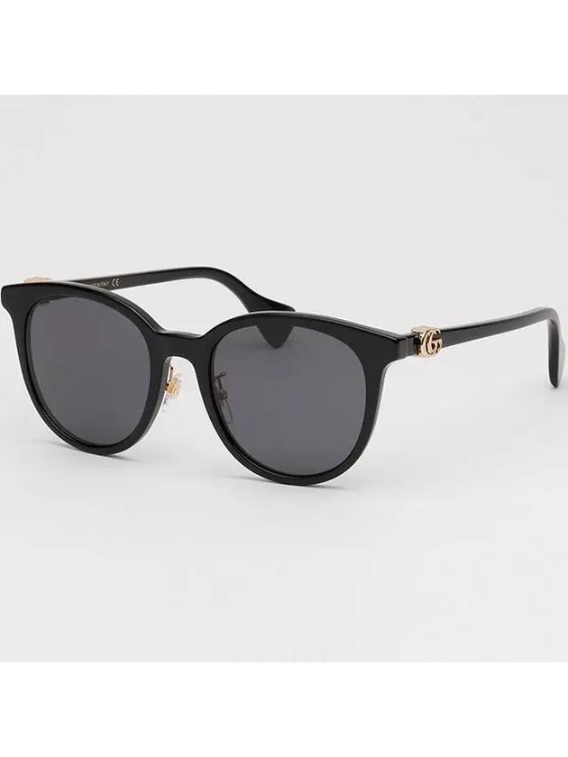 Eyewear Side GG Logo Round Sunglasses Black - GUCCI - BALAAN 2