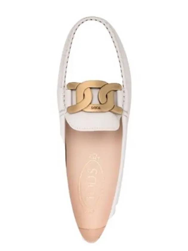 Women's Kate  Gommino Driving Shoes Off White - TOD'S - BALAAN 2