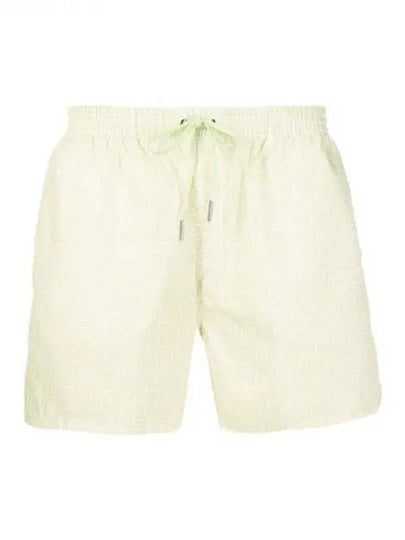 Allover FF Karligraphy Swim Shorts Green - FENDI - BALAAN 2