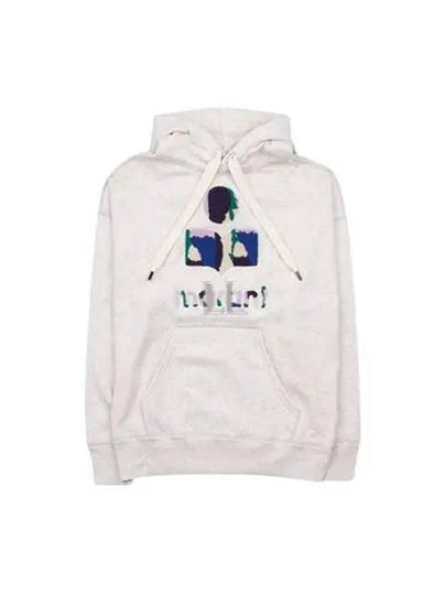 Mansell Logo Hoodie Top Ecru - ISABEL MARANT - BALAAN 2