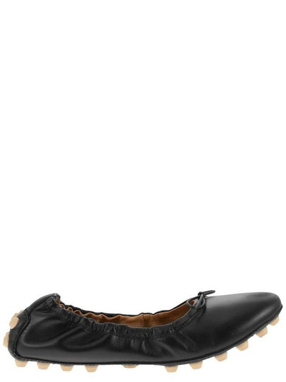 Bubble Leather Ballerina Black - TOD'S - BALAAN 2