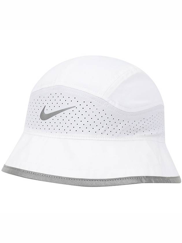 Dri-Fit Perforated Bucket Hat White - NIKE - BALAAN 1