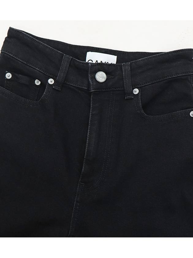 straight black jeans - GANNI - BALAAN 5