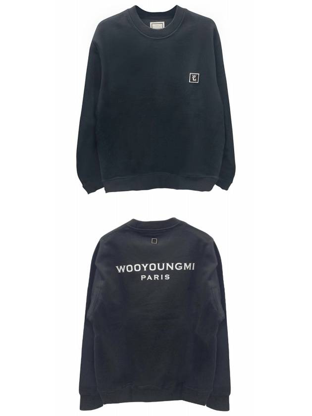 Back Logo Sweatshirt Black - WOOYOUNGMI - BALAAN 5