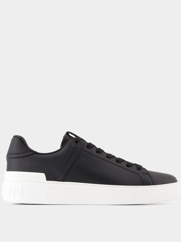 B-Court Sneakers - Balmain - Leather - Black/White - BALMAIN - BALAAN 1