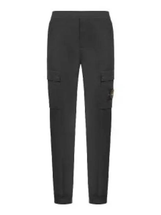 Stretch Cotton Tela Paracadute Cargo Straight Pants Dark Grey - STONE ISLAND - BALAAN 2